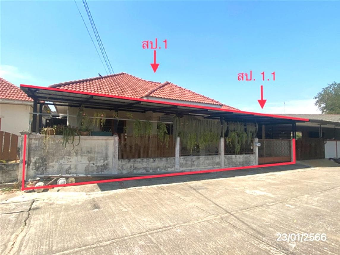 ขายบ้านเดี่ยว เนินโมกแลนด์ หนองอิรุณ บ้านบึง ชลบุรี 2 ห้องนอน พื้นที่ใช้สอย 152.46 ตร.ม. บนที่ดิน 58 ตร.ว. ทำเลสงบ