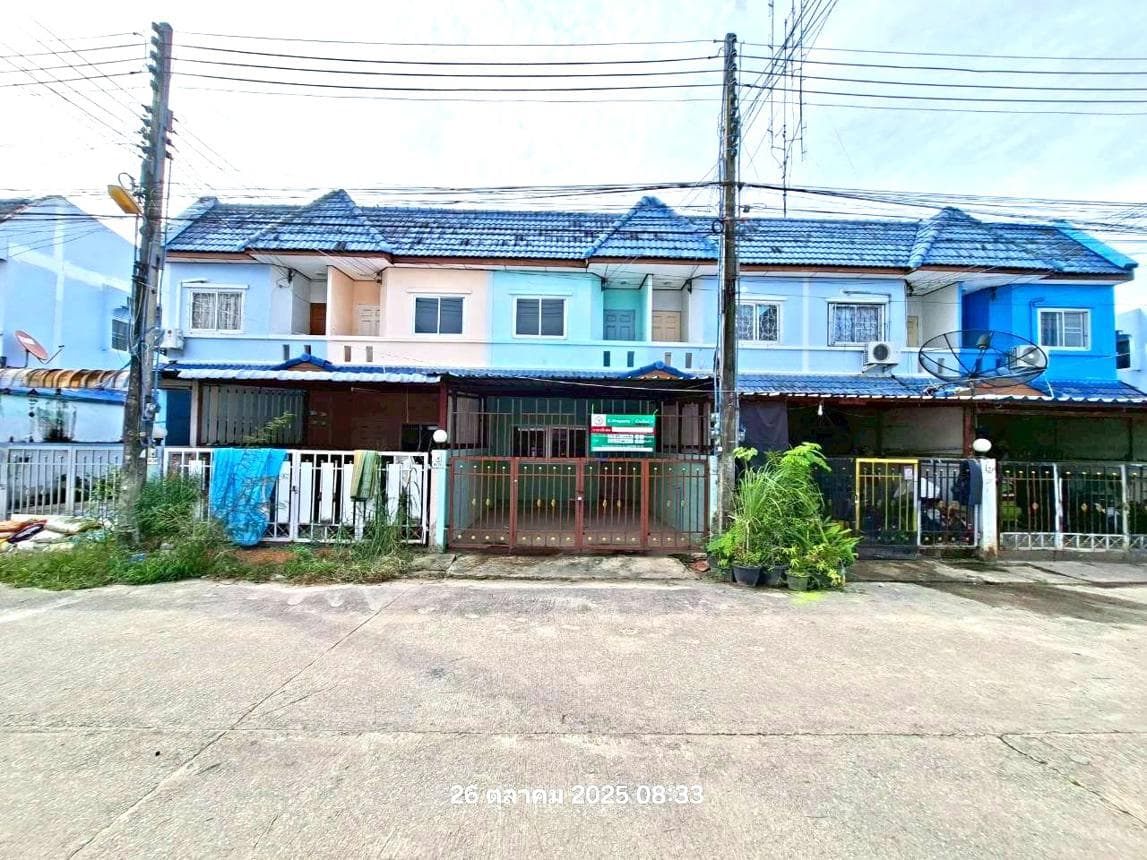 ขายทาวน์เฮ้าส์ มาบตาพุด เมืองระยอง 2 ห้องนอน พื้นที่ใช้สอย 104 ตร.ม. ทำเลใกล้แหล่งงาน ราคาเพียง 1.5 ล้าน