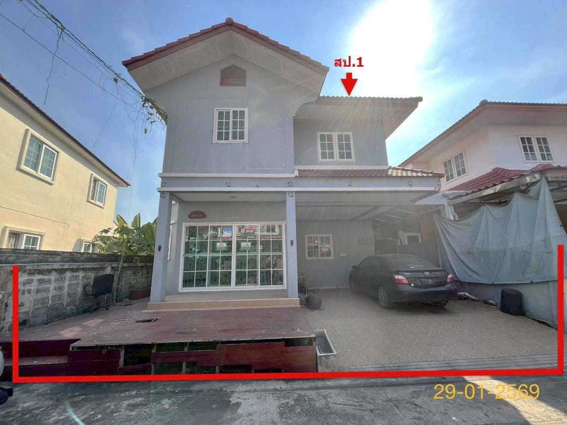ขายบ้านเดี่ยว โครงการเฟื่องฟ้าวิลล่า 11 เฟส 9 (Fuengfha Villa 11 Phase 9) 3 ห้องนอน ทำเลแพรกษาใหม่ สมุทรปราการ - image 1