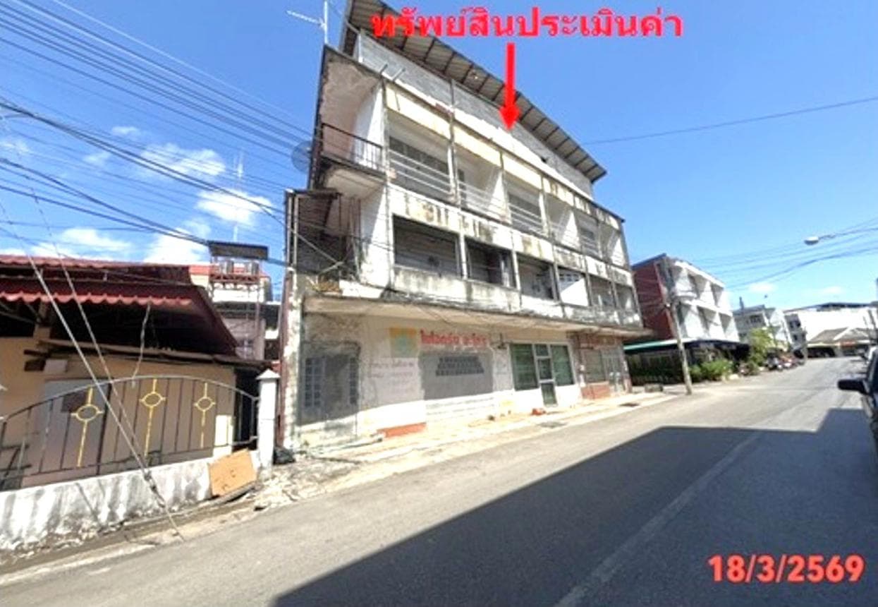 ขายอาคารพาณิชย์ ทับเที่ยง เมืองตรัง พื้นที่ใช้สอย 363 ตร.ม. ทำเลทองใจกลางเมือง เหมาะทำธุรกิจและโฮมออฟฟิศ