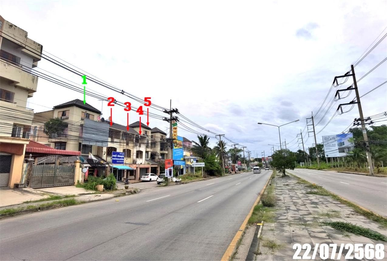 ขายอาคารพาณิชย์ เรือนสุข นาป่า เมืองชลบุรี 3 ห้องนอน 3 ห้องน้ำ พื้นที่ 268 ตร.ม. บนเนื้อที่ 34 ตร.ว. ทำเลธุรกิจย่านนิคมอมตะนั่นเอง