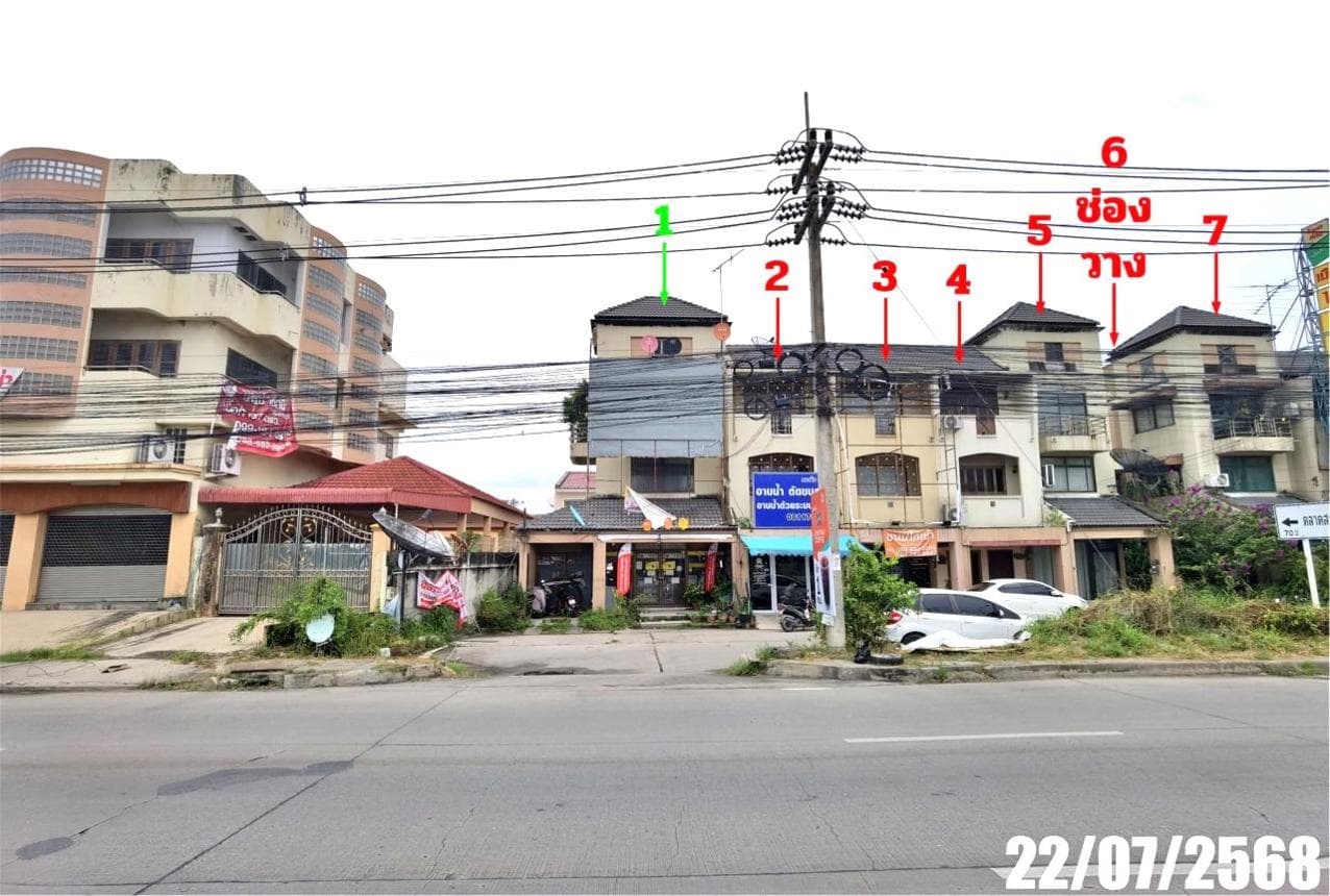 ขายอาคารพาณิชย์ เรือนสุข นาป่า เมืองชลบุรี 3 ห้องนอน 3 ห้องน้ำ พื้นที่ 268 ตร.ม. บนเนื้อที่ 34 ตร.ว. ทำเลธุรกิจย่านนิคมอมตะนั่นเอง