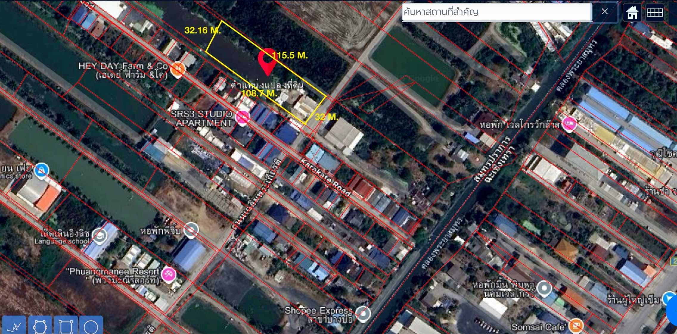 ขาย ที่ดินผังสีม่วง ถ.เฉลิมพระเกียรติ บางบ่อ สมุทรปราการ 2-2-40 ไร่ เหมาะทำโรงงาน