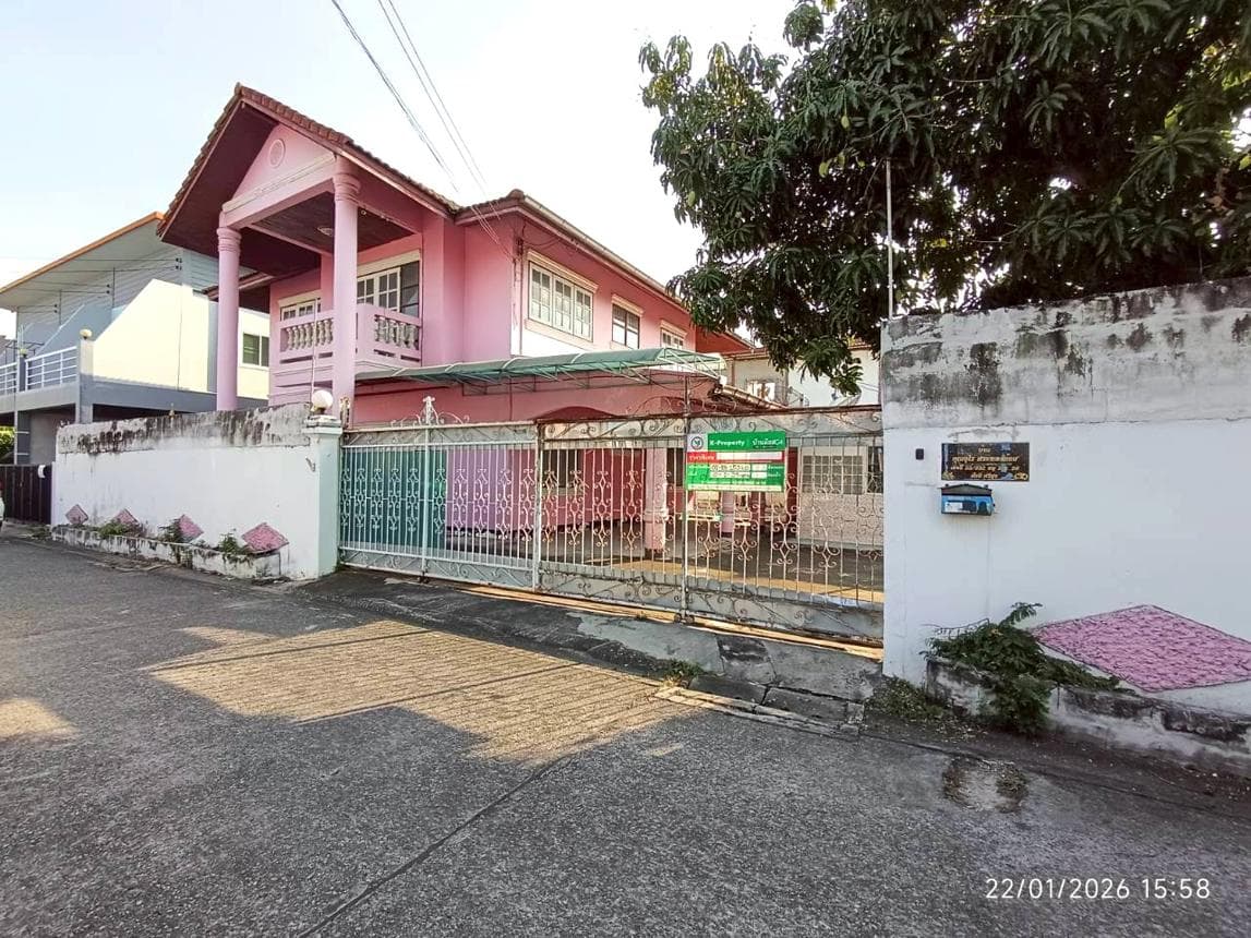 บ้านเดี่ยว 5 ห้องนอน มิตรประชาวิลล่า พื้นที่ 269.25 ตร.ม. ทำเลศักยภาพ บ้านใหม่ ปากเกร็ด นนทบุรี