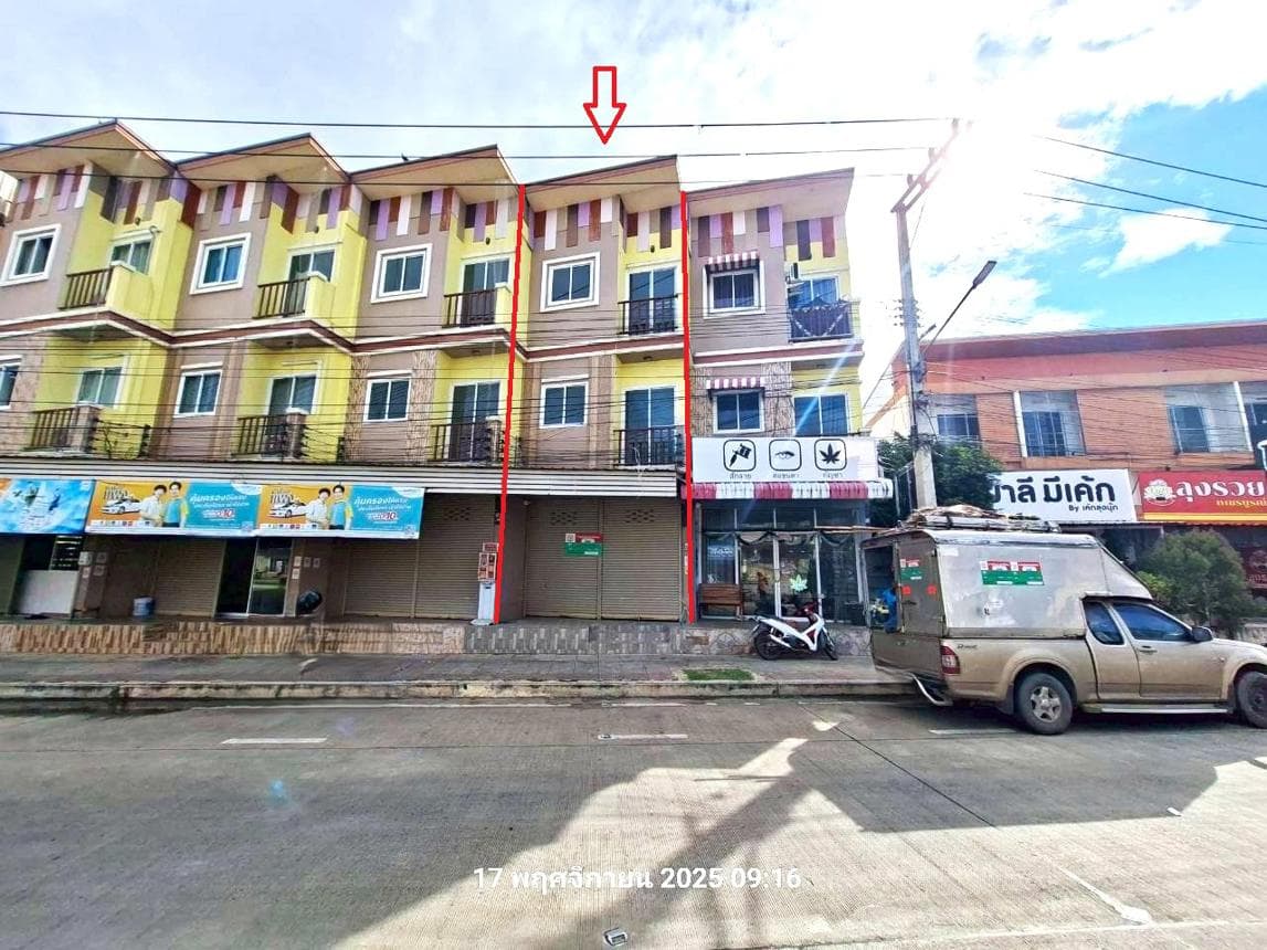 ขายอาคารพาณิชย์ 3 ชั้น ถนนกลางเมืองเพชรพัฒนา ทำเลทองใจกลางเมืองเพชรบูรณ์