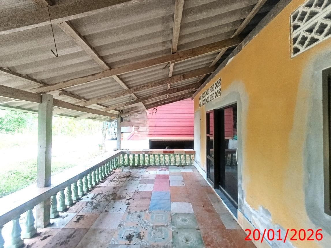 บ้านเดี่ยว เกาะสะบ้า เทพา สงขลา พื้นที่ 51 ตร.ว. พื้นที่ใช้สอย 168 ตร.ม. 2 ห้องนอน