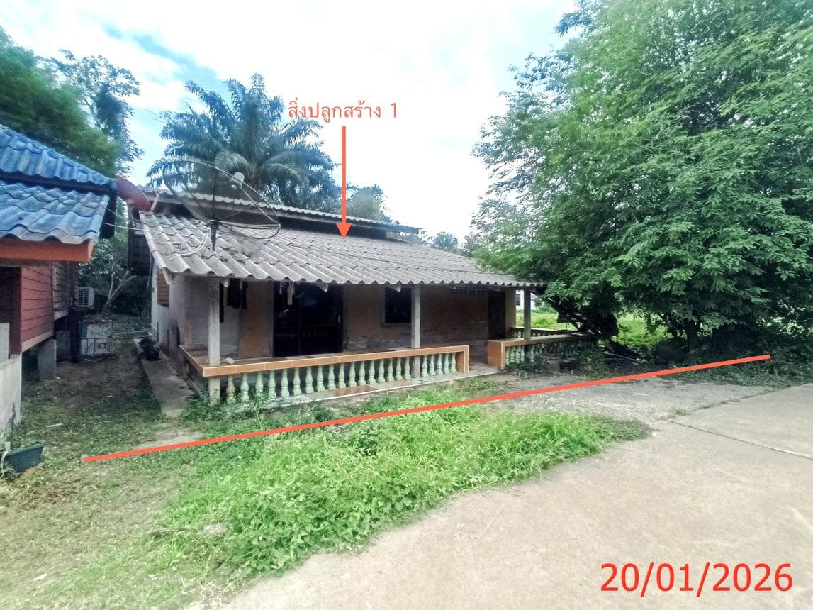 บ้านเดี่ยว เกาะสะบ้า เทพา สงขลา พื้นที่ 51 ตร.ว. พื้นที่ใช้สอย 168 ตร.ม. 2 ห้องนอน