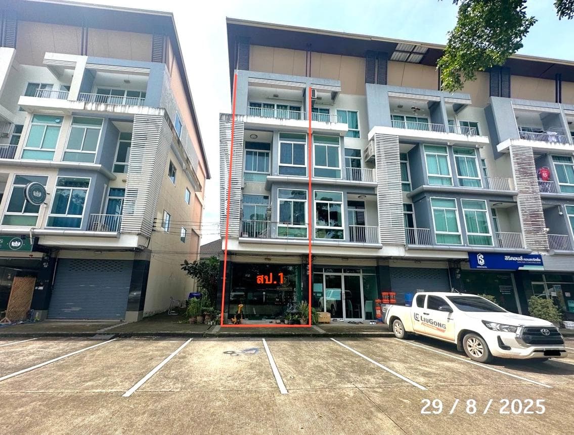 อาคารพาณิชย์ 3 ห้องนอน บิสพอยท์ 1 พื้นที่ 216 ตร.ม. ทำเลศักยภาพ ท่าศาลา เมืองเชียงใหม่ เชียงใหม่