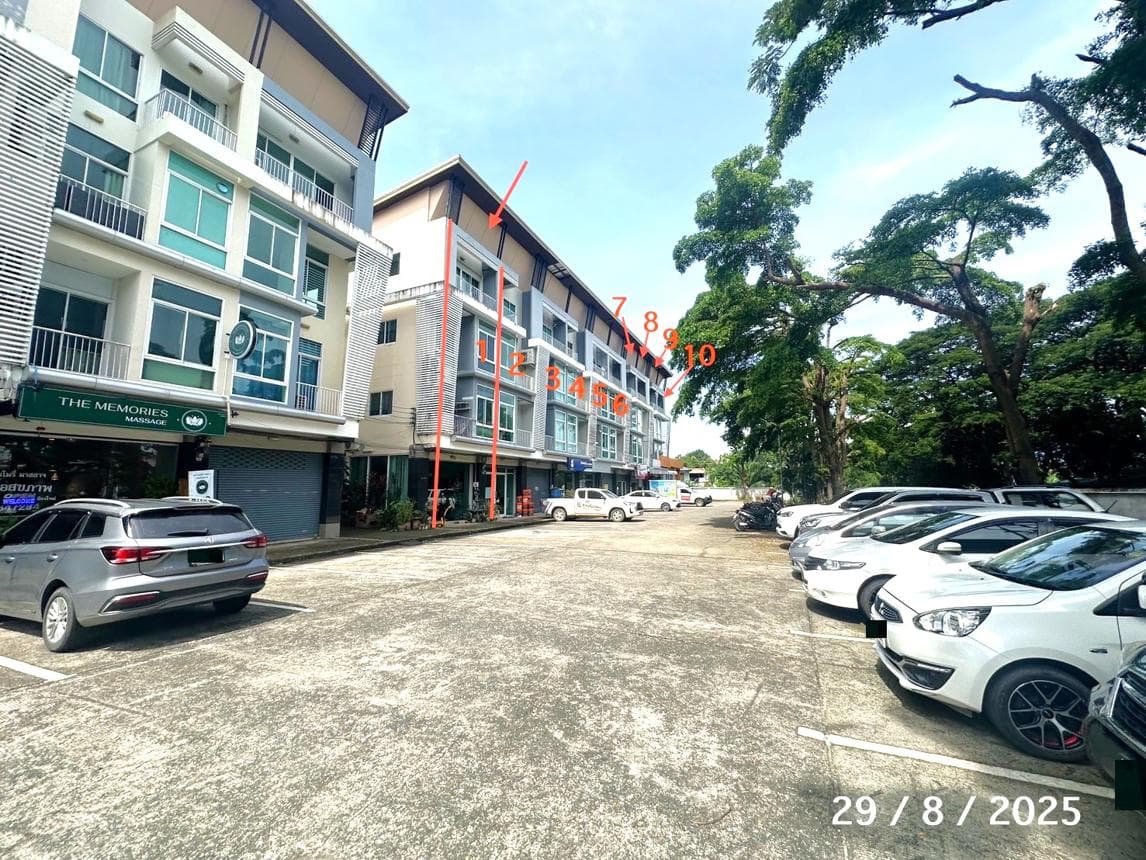 อาคารพาณิชย์ 3 ห้องนอน บิสพอยท์ 1 พื้นที่ 216 ตร.ม. ทำเลศักยภาพ ท่าศาลา เมืองเชียงใหม่ เชียงใหม่