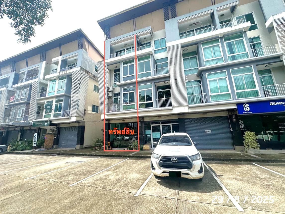 อาคารพาณิชย์ 3 ห้องนอน บิสพอยท์ 1 พื้นที่ 216 ตร.ม. ทำเลศักยภาพ ท่าศาลา เมืองเชียงใหม่ เชียงใหม่