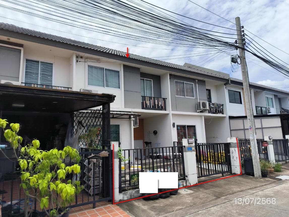 ทาวน์โฮม พฤกษา 95/2 (Pruksa Ville) ซอยกันตนา-บางใหญ่ 3 ห้องนอน ทำเลดี ใกล้ Central Westgate