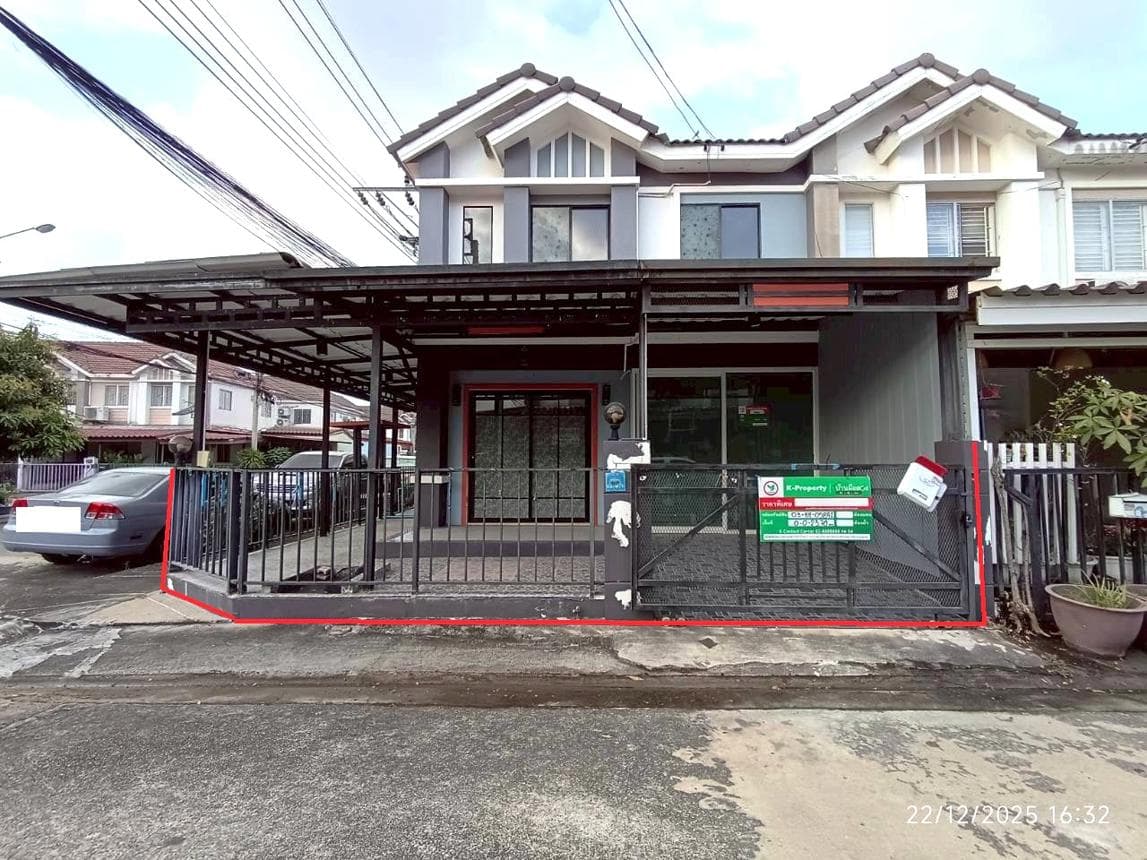 ขายทาวน์เฮ้าส์ บ้านพฤกษา 76 บางใหญ่ นนทบุรี ทำเลบางแม่นาง เนื้อที่ 23.7 ตร.ว. พื้นที่ใช้สอย 136.5 ตร.ม. 3 ห้องนอน 2 ห้องน้ำ สภาพดี พร้อมอยู่ - image 1