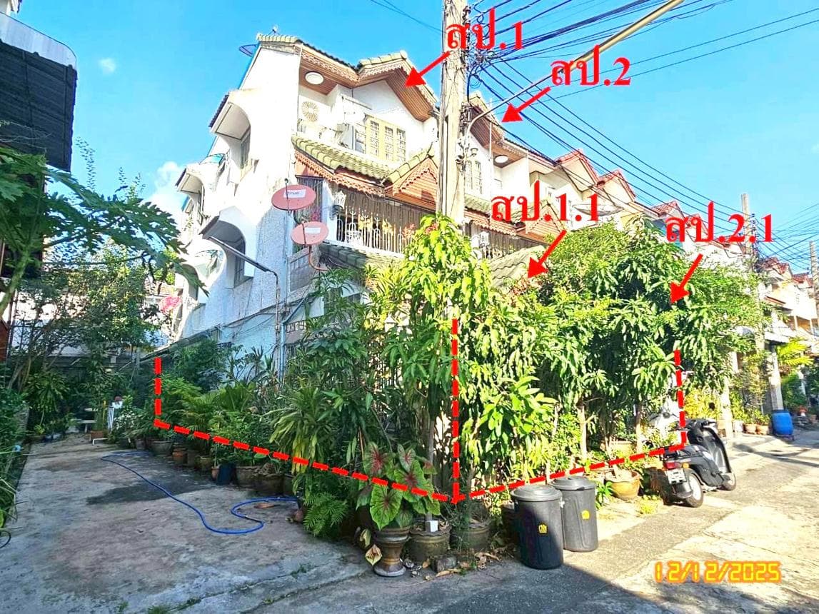 ขายทาวน์เฮ้าส์หลังใหญ่ 6 ห้องนอน สินทวีสวนธน 1 บางมด-ประชาอุทิศ พื้นที่ใช้สอยจุใจ 344 ตร.ม.