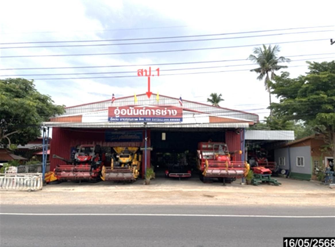 อาคารโรงงาน ละหาน จัตุรัส ชัยภูมิ พื้นที่ใช้สอยกว้างขวาง 1,070 ตร.ม. ทำเลศักยภาพ เหมาะสำหรับฐานการผลิตหรือคลังสินค้าขนาดใหญ่