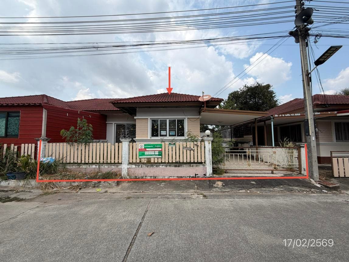 บ้านเดี่ยว หมู่บ้านชาญสมร บ่อวิน ศรีราชา ทำเลดี เดินทางสะดวก ใกล้แหล่งงาน