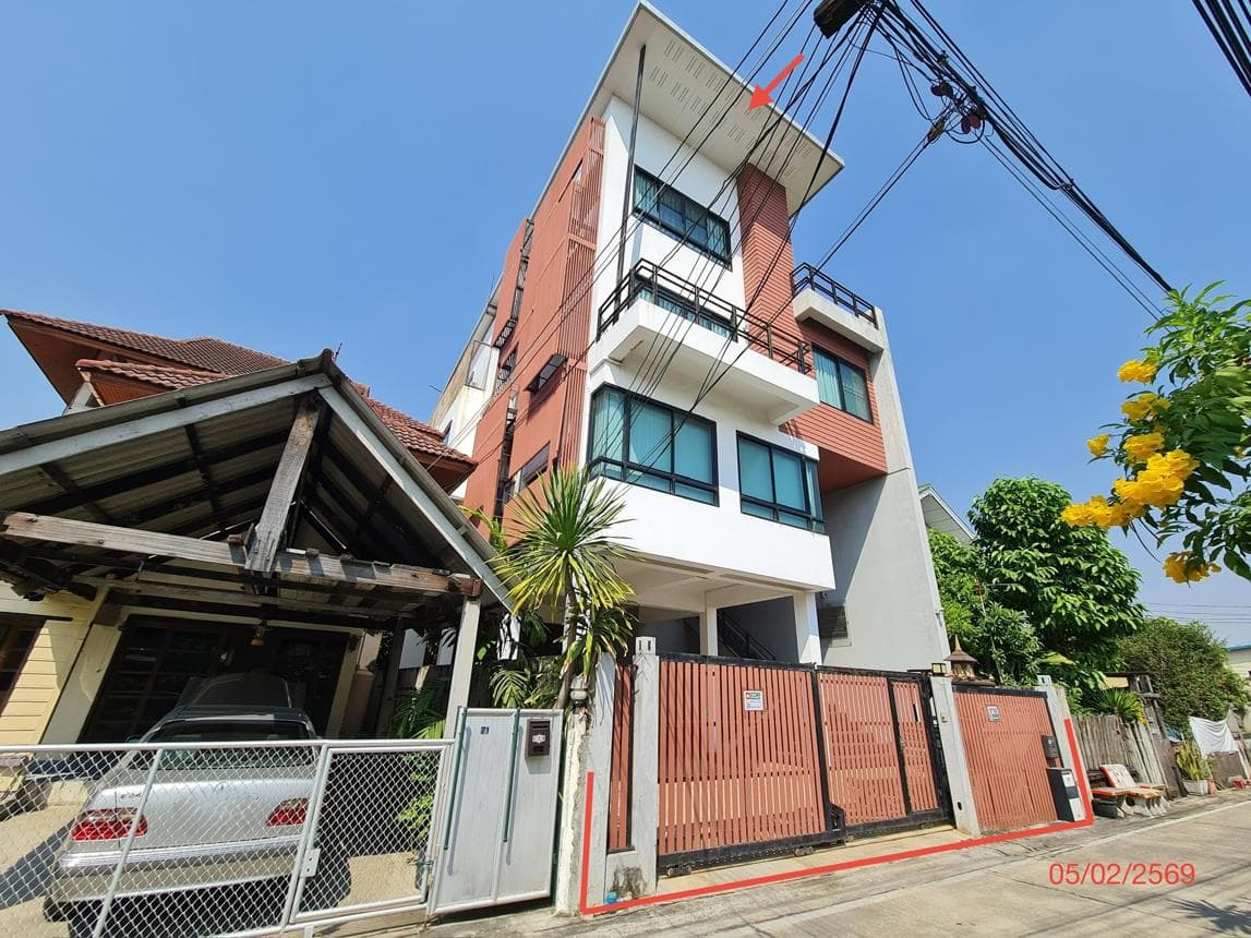 ขายบ้านเดี่ยว บางกระสอ เมืองนนทบุรี พื้นที่ใช้สอย 399.33 ตร.ม. ทำเลทองใกล้รถไฟฟ้าสายสีม่วงและ Central Rattanathibet