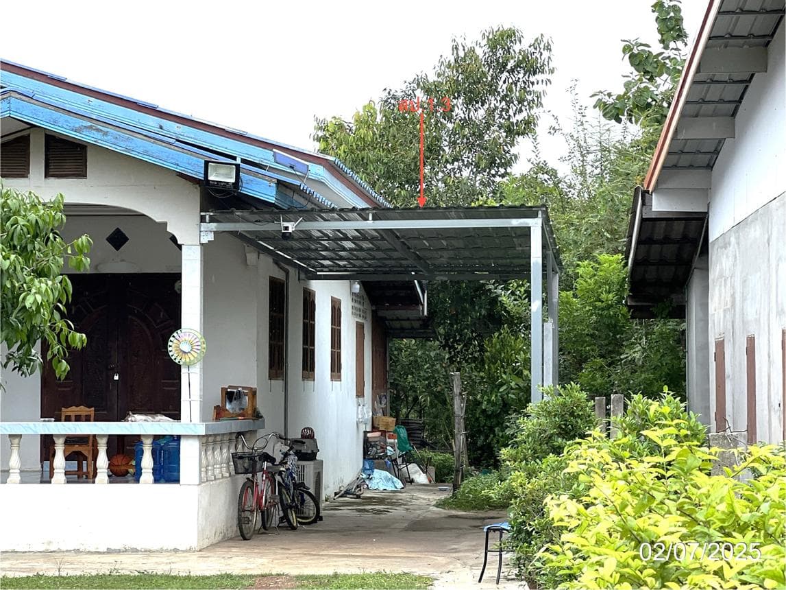บ้านเดี่ยวทำเลศักยภาพ ท่าพุทรา คลองขลุง กำแพงเพชร พื้นที่ใช้สอย 127.5 ตร.ม. ฟังก์ชัน 2 ห้องนอน