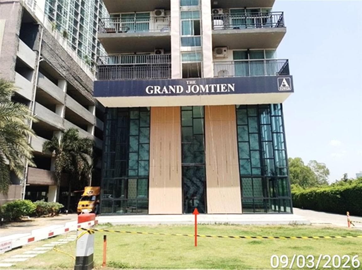 ขายคอนโด เดอะ แกรนด์ เอ.ดี.จอมเทียน บีช พัทยา 2 ห้องนอน 38.29 ตร.ม. ทำเลดี ใกล้หาดจอมเทียน
