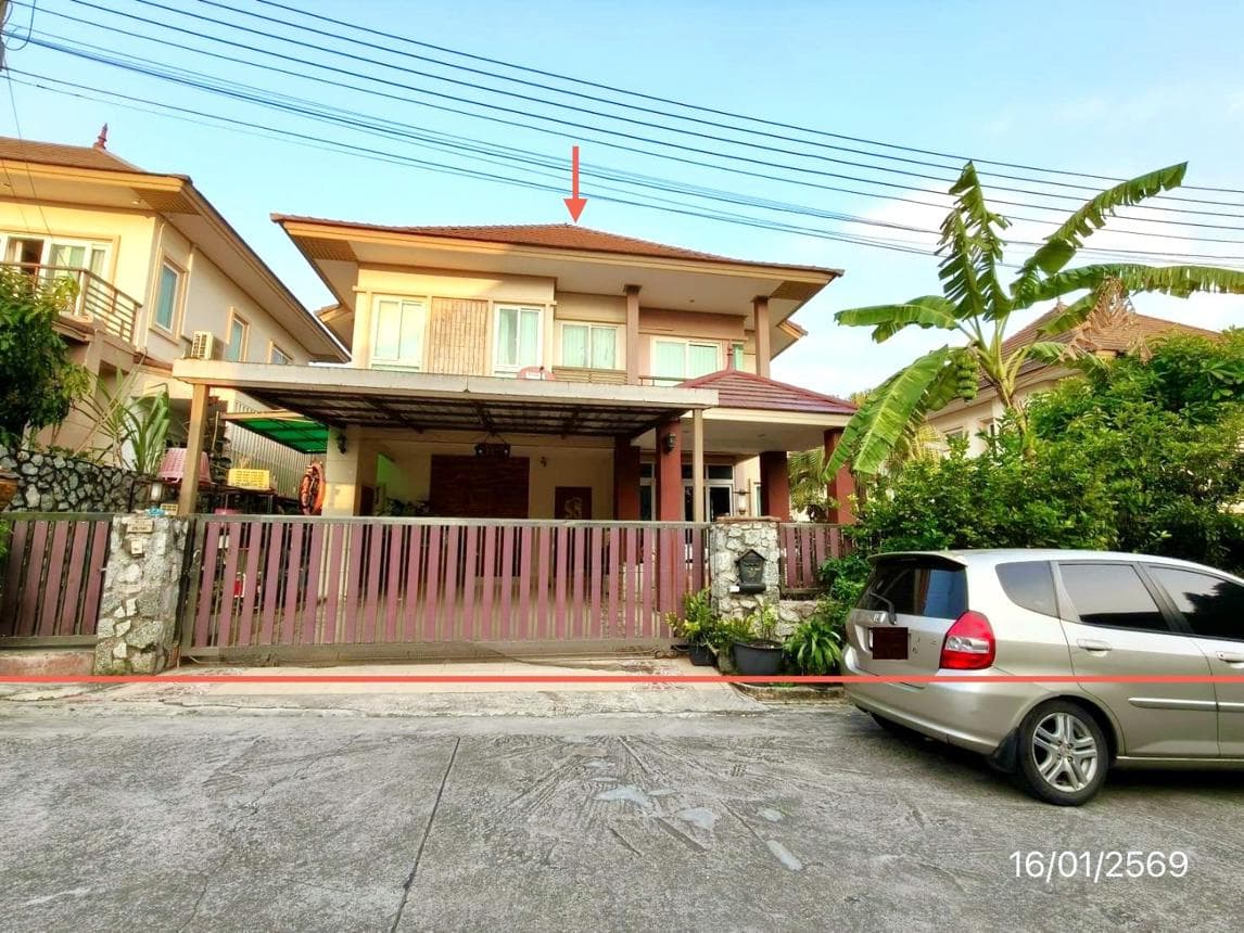 ขายบ้านเดี่ยว เซนสิริโฮม กระทิงลาย ชลบุรี 2 ห้องนอน 3 ห้องน้ำ พื้นที่กว้าง 233 ตร.ม. ทำเลดีใกล้พัทยานั่นเอง