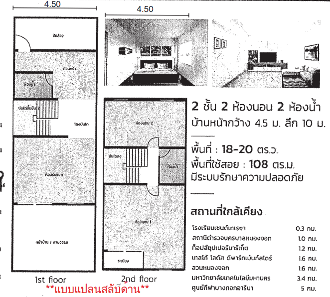ทาวน์เฮ้าส์ บุราพันธ์ การ์เด้นท์ วิลล์ (เฟส 3) กรุงเทพมหานคร