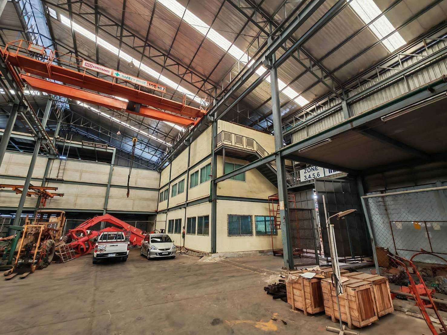 ขายโรงงาน 5,600 ตารางเมตร สมุทรปราการ ผังสีม่วงเข้ม พร้อมใบ รง.4 (บางเสาธง - ใกล้สุวรรณภูมิ)