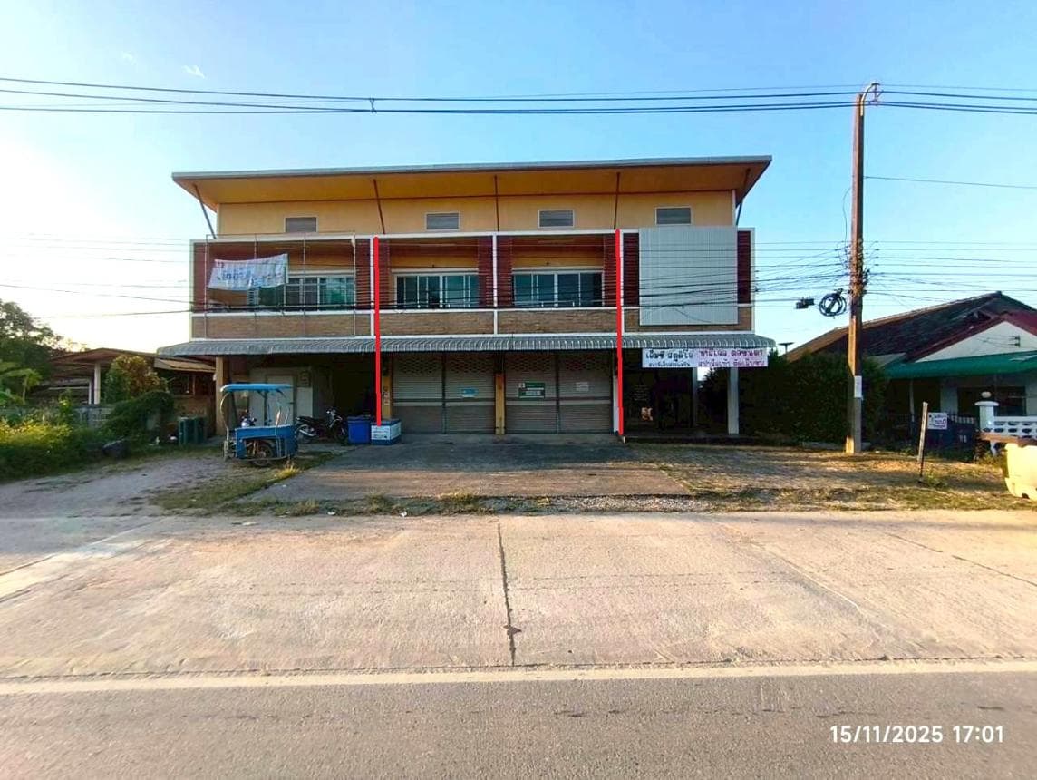 อาคารพาณิชย์ทำเลศักยภาพ ป่าตึง แม่จัน เชียงราย พื้นที่ใช้สอย 240 ตร.ม. ฟังก์ชัน 4 ห้องนอน