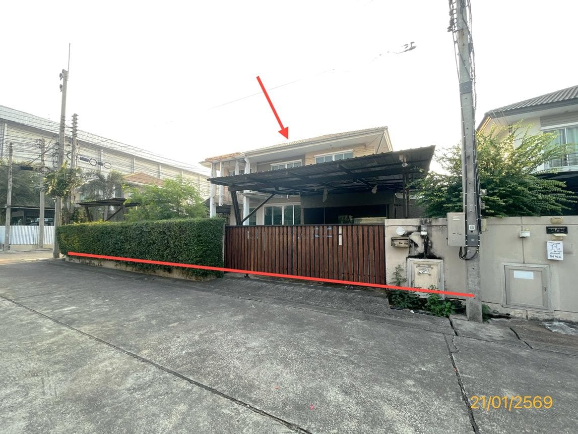 บ้านเดี่ยวโครงการ พฤกษาวิลเลจ 34 ซีนเนอร์รี่ ทำเลนาดี เมืองสมุทรสาคร พื้นที่ใช้สอย 240.05 ตร.ม.