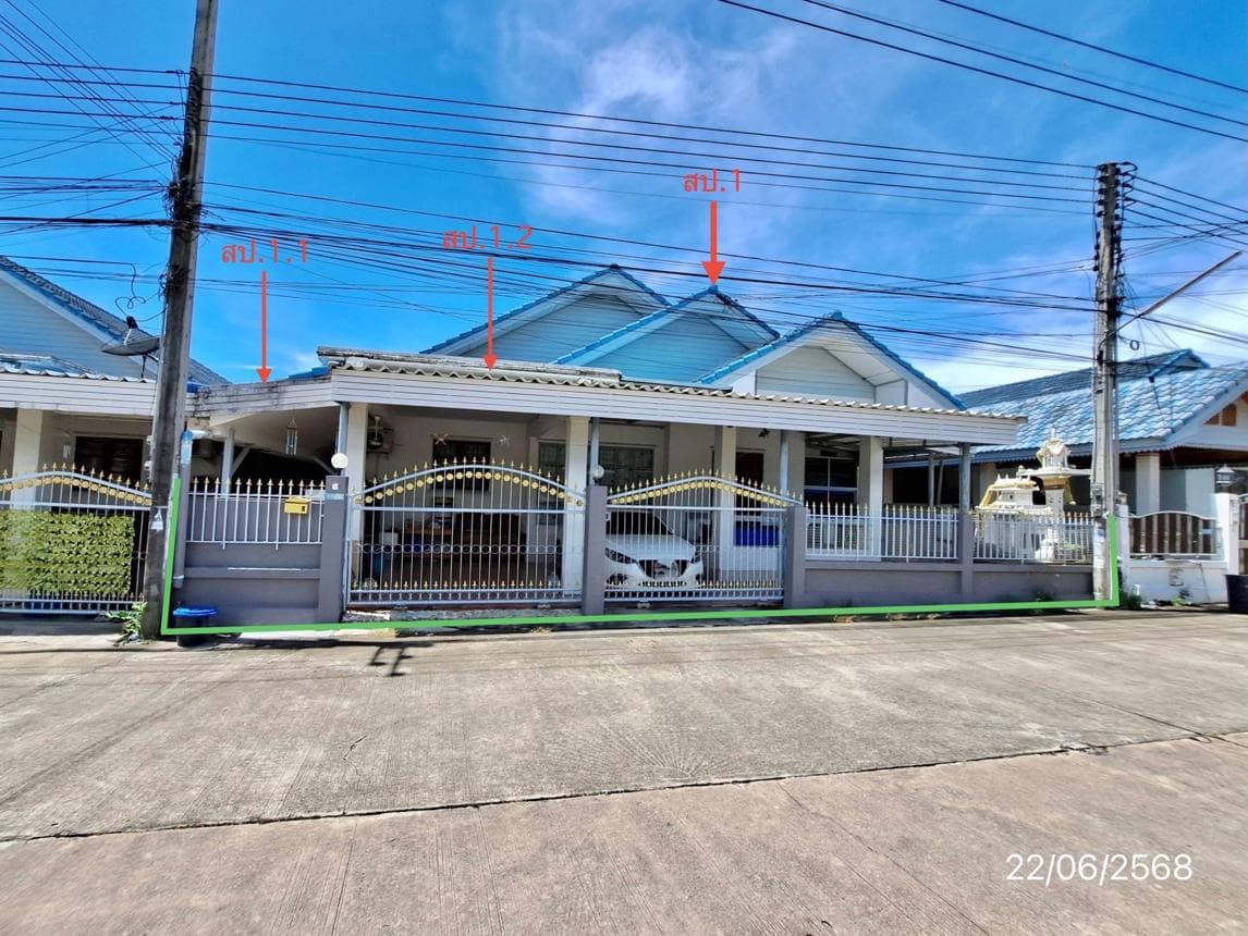 ขายบ้านเดี่ยว นาวีเฮ้าส์ 12 (Navi House 12) 3 ห้องนอน 3 ห้องน้ำ เนื้อที่ 68 ตร.ว. ทำเลศักยภาพบางเสร่ สัตหีบ ชลบุรี พื้นที่กว้างขวาง ราคาคุ้มค่าที่สุด