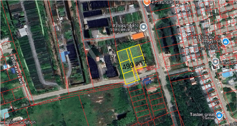 ขายที่ดินเปล่า 500 ตรว อำเภอบางกรวย นนทบุรี