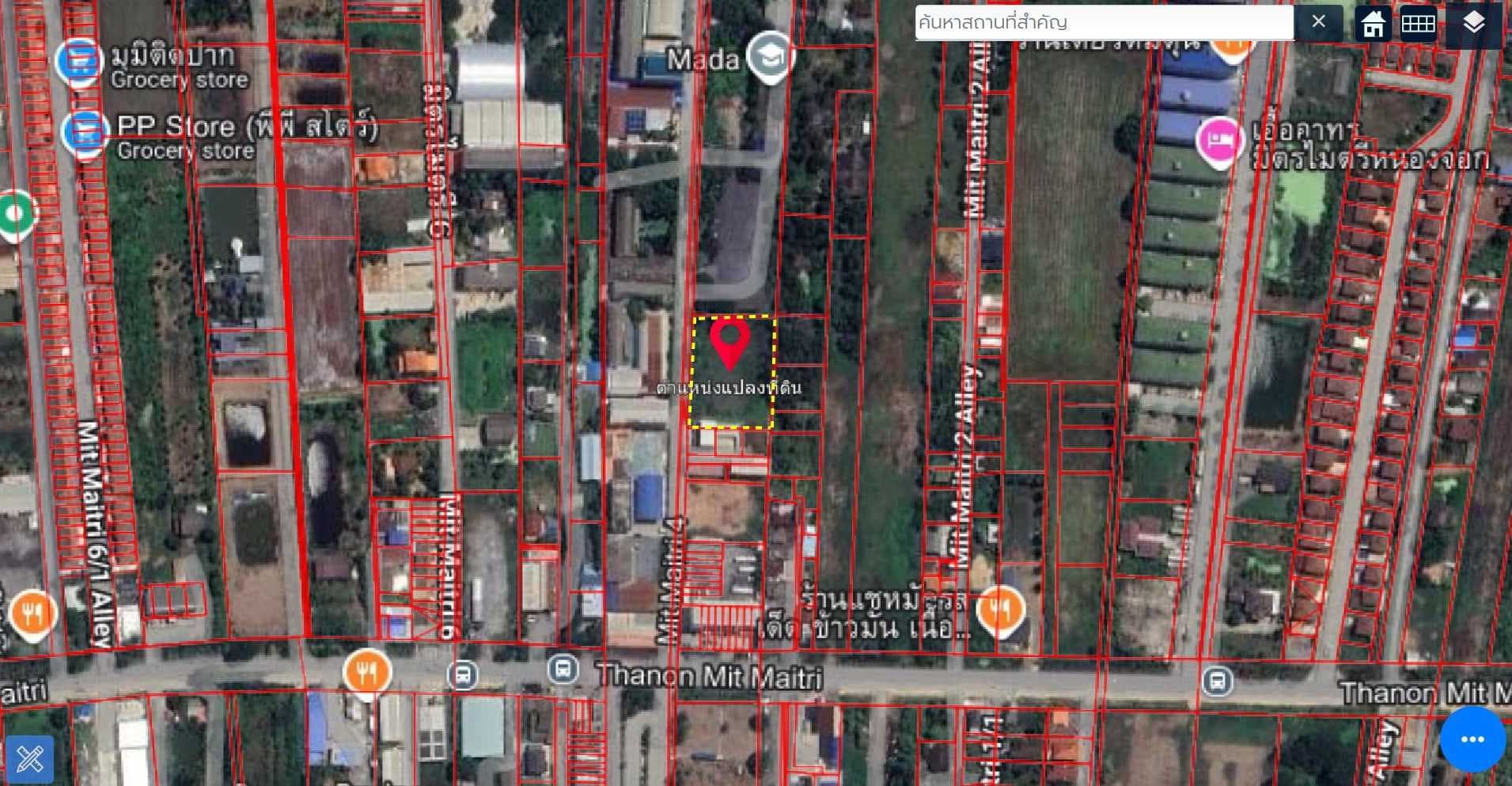ขายที่ดินเปล่าหนองจอก ถ.มิตรไมตรี เนื้อที่ 1-3-29 ไร่ แขวงกระทุ่มราย เขตหนองจอกกรุงเทพมหานคร ราคา 17,000,000 บาท