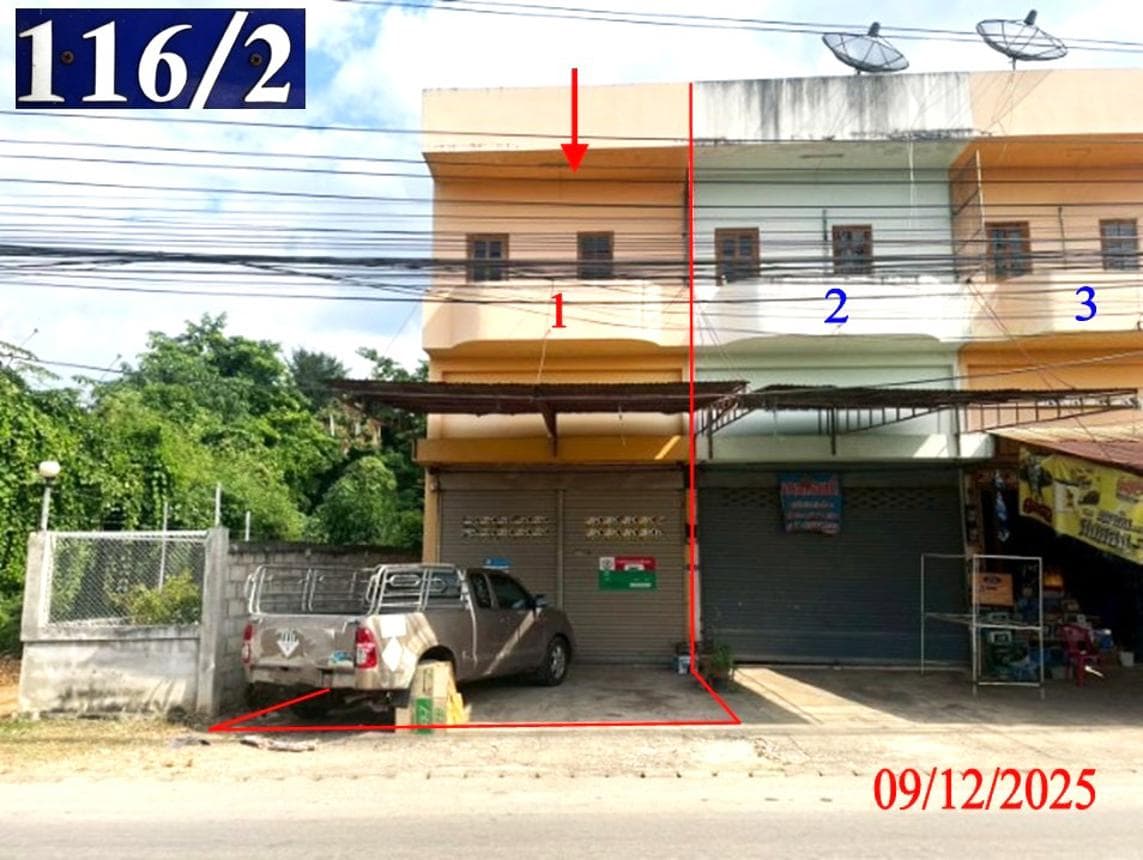 อาคารพาณิชย์ พื้นที่ 146.25 ตร.ม. ทำเลศักยภาพ ท่าผา เกาะคา ลำปาง