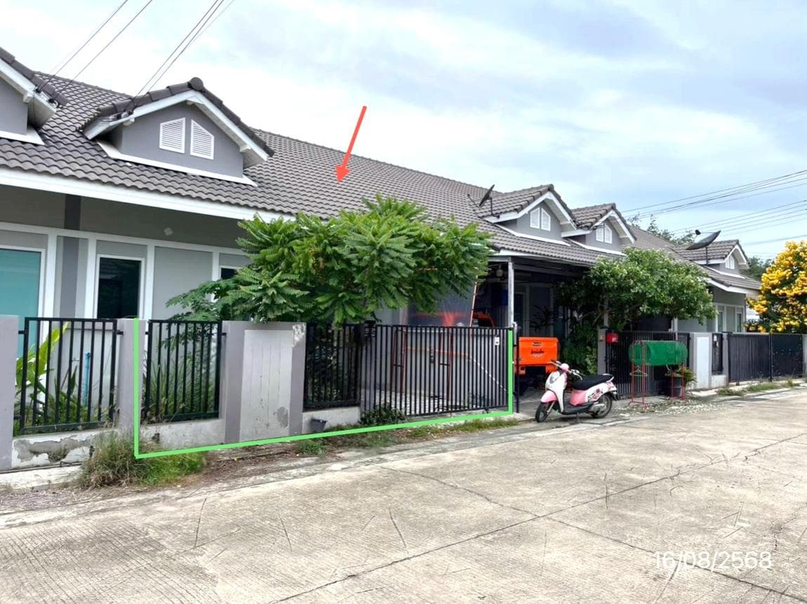ขายทาวน์เฮ้าส์ เอ็น ดี วิลเลจ ปลวกแดง-คลองกรำ (N D Village) 2 ห้องนอน ทำเลดี ใกล้นิคมปลวกแดง