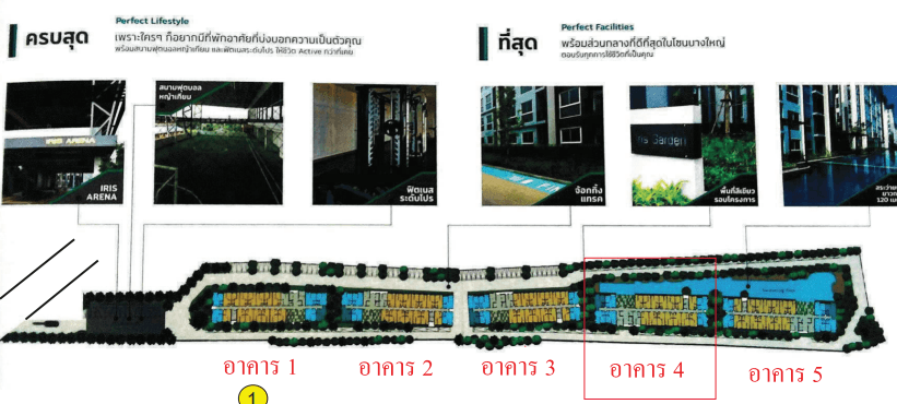 ห้องชุด/คอนโดมิเนียม โครงการ ดิ ไอริส บางใหญ่ นนทบุรี