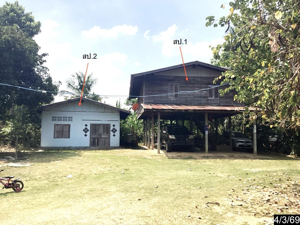 บ้านเดี่ยว สองชั้น กระสัง บุรีรัมย์ พื้นที่ใช้สอย 75 ตร.ม. บนเนื้อที่ 37 ตร.ว. ทำเลสงบราคาล้านต้นๆ
