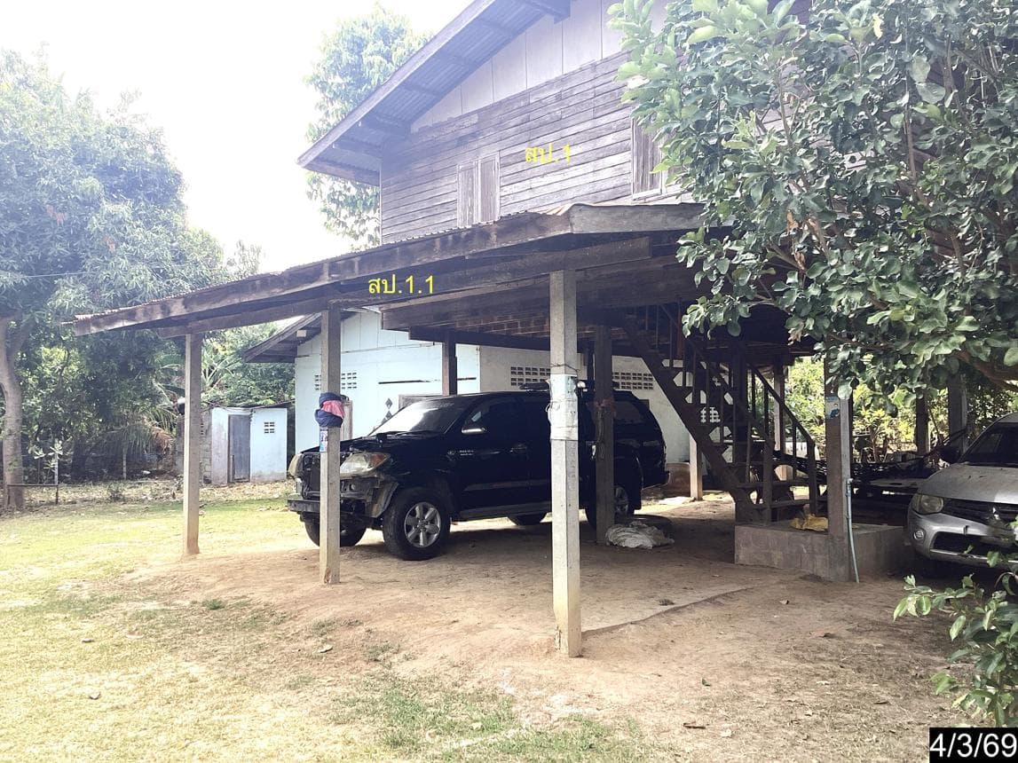 บ้านเดี่ยว สองชั้น กระสัง บุรีรัมย์ พื้นที่ใช้สอย 75 ตร.ม. บนเนื้อที่ 37 ตร.ว. ทำเลสงบราคาล้านต้นๆ