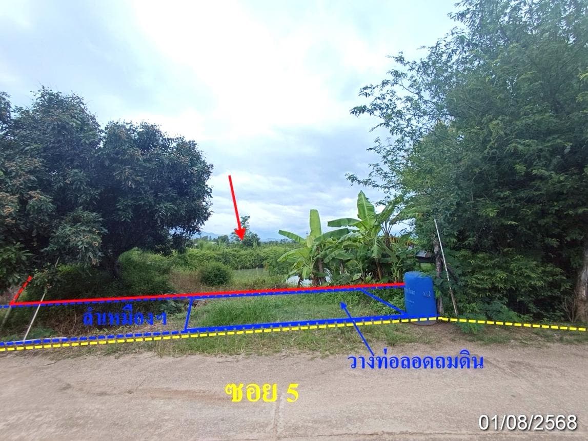 ขายที่ดินว่างเปล่า แม่คะ ฝาง เชียงใหม่ ทำเลศักยภาพ เหมาะสำหรับลงทุน