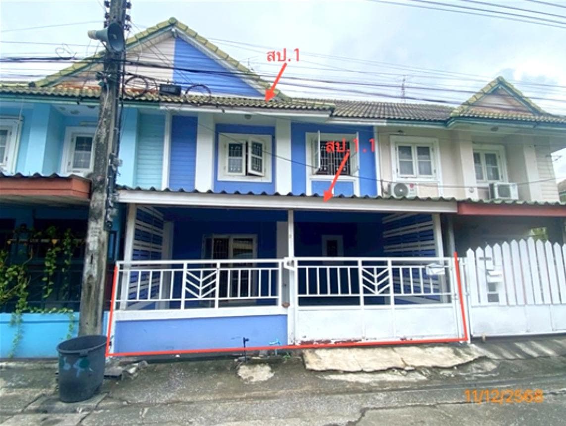 ขายทาวน์เฮ้าส์ พฤกษา บี (Pruksa B) รังสิต-คลอง 3 ปทุมธานี ทำเลดีพื้นที่กว้าง 3 ห้องนอน ราคาจับต้องง่าย