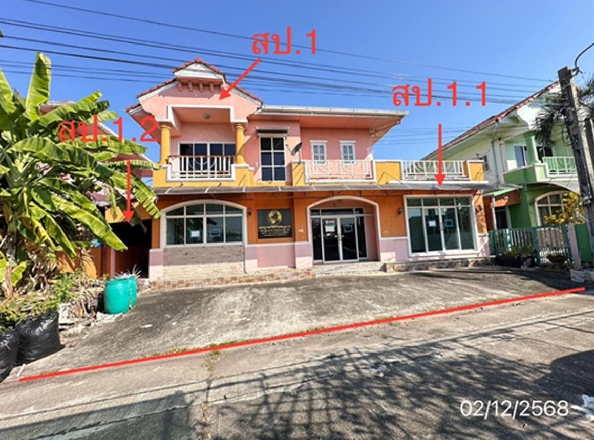 บ้านเดี่ยว บ้านบุรีรมย์ เทพารักษ์-วงแหวนฯ แพรกษาใหม่ เมืองสมุทรปราการ สมุทรปราการ พื้นที่ 55.5 ตร.ว. พื้นที่ใช้สอย 223.25 ตร.ม. 2 ห้องนอน 2 ห้องน้ำ