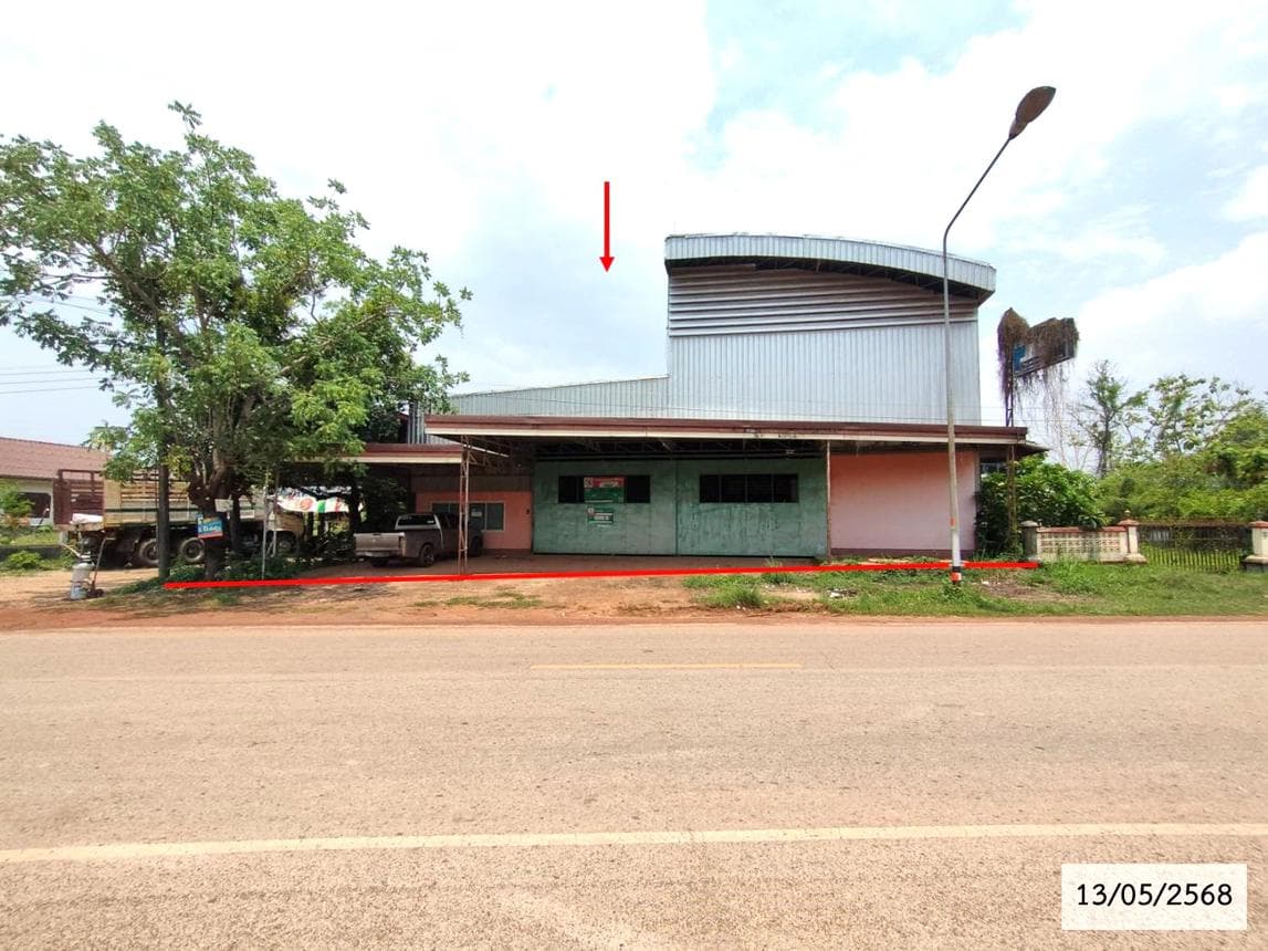 โกดัง พื้นที่ 839 ตร.ม. ทำเลศักยภาพ ม่วง บ้านม่วง สกลนคร