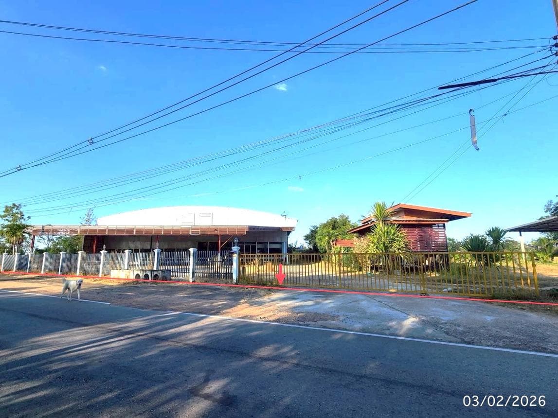 ขายโกดังคลังสินค้า หนองฮี ร้อยเอ็ด พื้นที่กว้าง 2,020 ตร.ม. ทำเลดีเพื่อธุรกิจและศูนย์กระจายสินค้า