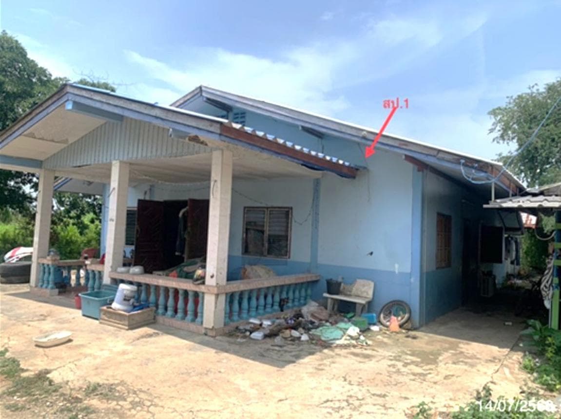 บ้านเดี่ยว เดิมบางนางบวช สุพรรณบุรี พื้นที่ใช้สอยกว้างขวาง 214 ตร.ม. ทำเลโคกช้าง บรรยากาศส่วนตัว