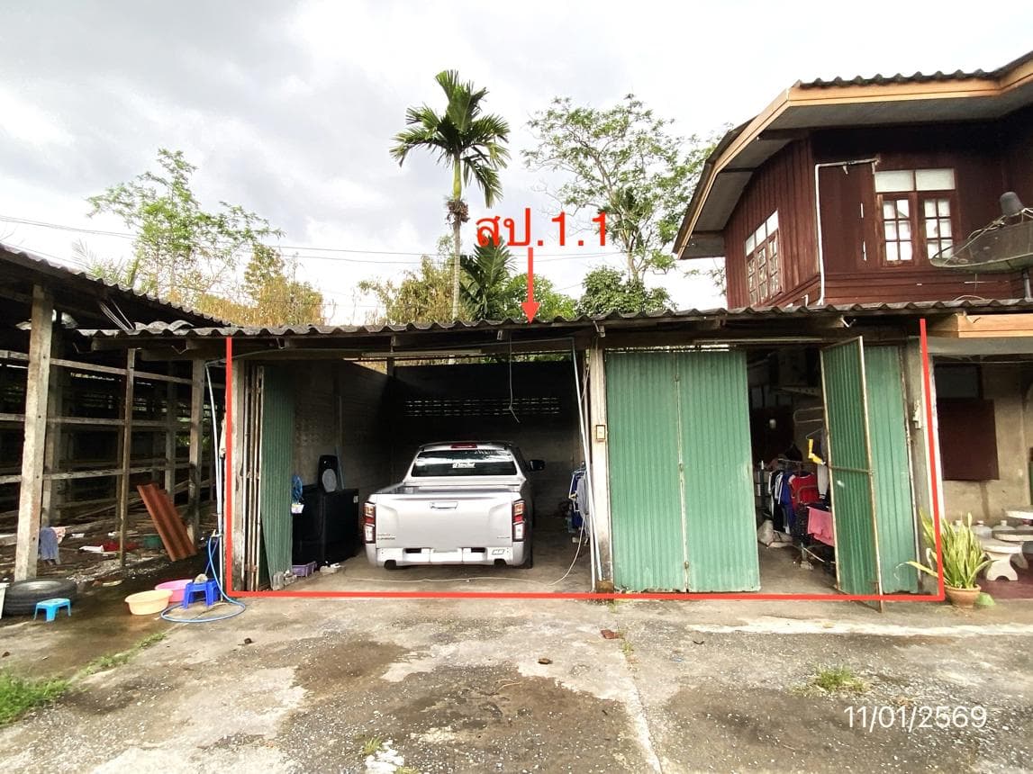 ขายบ้านเดี่ยว ทุ่งสง นครศรีธรรมราช ทำเลนาโพธิ์ เนื้อที่ 33 ตร.ว. พื้นที่ใช้สอย 280 ตร.ม. 2 ห้องนอน 1 ห้องน้ำ สภาพดี พร้อมอยู่
