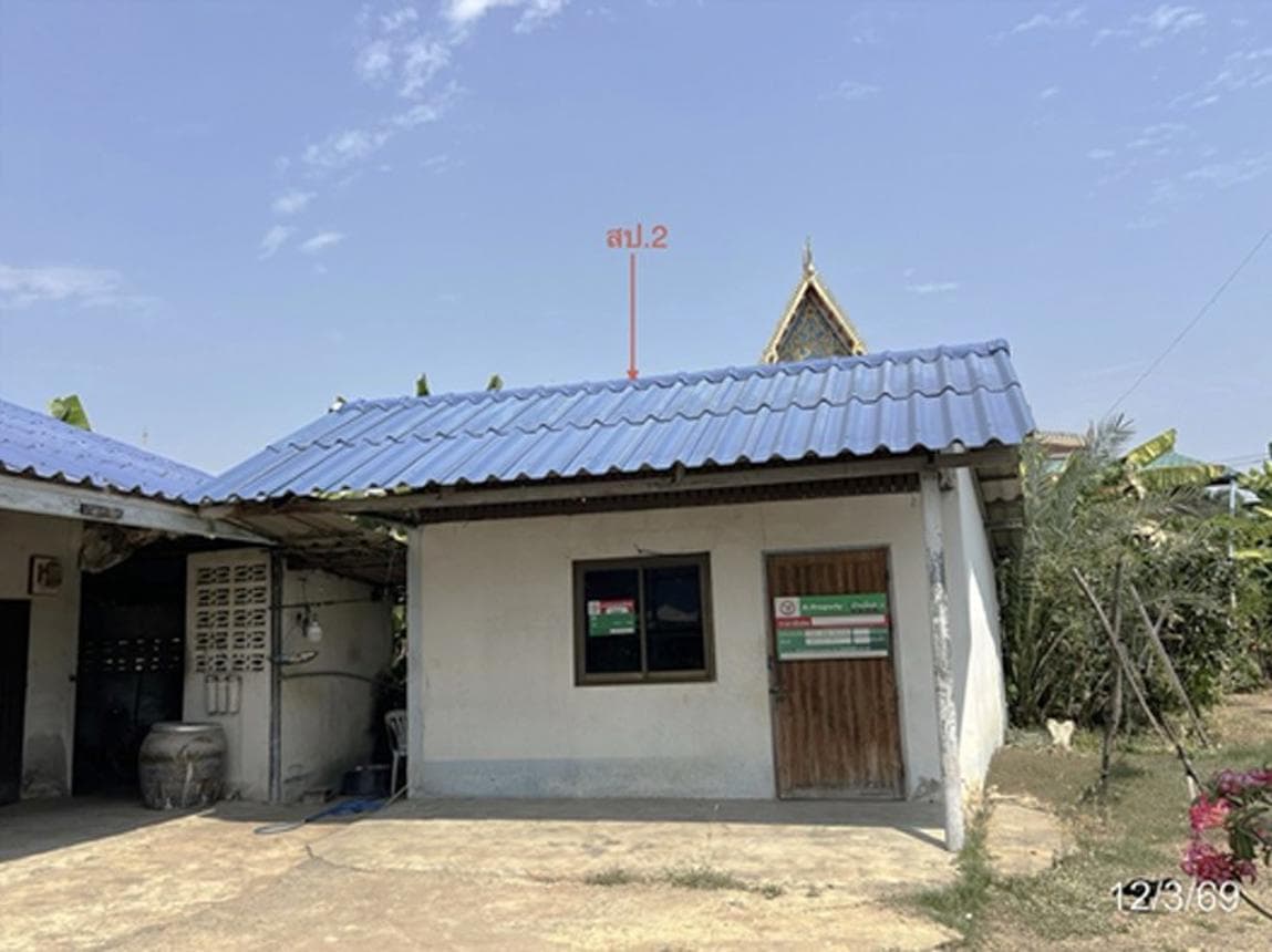 บ้านเดี่ยวทำเลศักยภาพ บ้านเชี่ยน หันคา ชัยนาท พื้นที่ใช้สอย 96 ตร.ม.