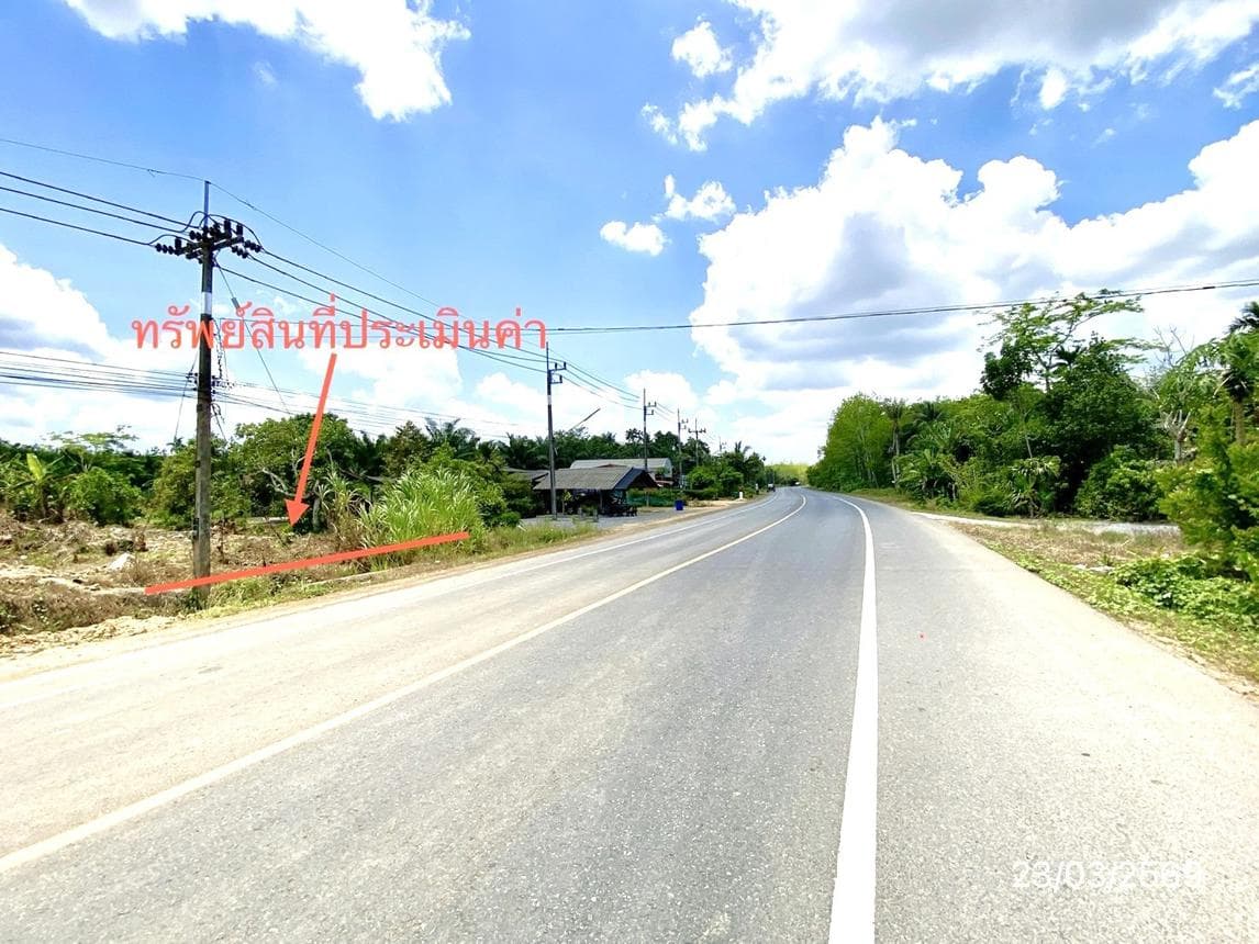 ที่ดินเปล่า พื้นที่ 9.8 ตร.ว. ทำเลศักยภาพ แก้วแสน นาบอน นครศรีธรรมราช