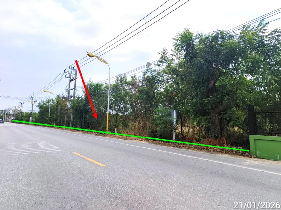 ขายที่ดินเปล่า บ้านฉาง ระยอง ทำเลบ้านฉาง เนื้อที่ 62.8 ตร.ว. เหมาะสำหรับสร้างที่อยู่อาศัยและลงทุน