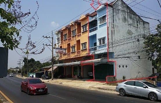 อาคารพาณิชย์ บ้านโป่ง-ราชบุรี