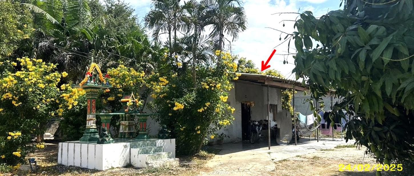 ขายบ้านเดี่ยว ทุ่งทอง ท่าม่วง กาญจนบุรี พื้นที่ใช้สอย 118.5 ตร.ม. ทำเลสงบ