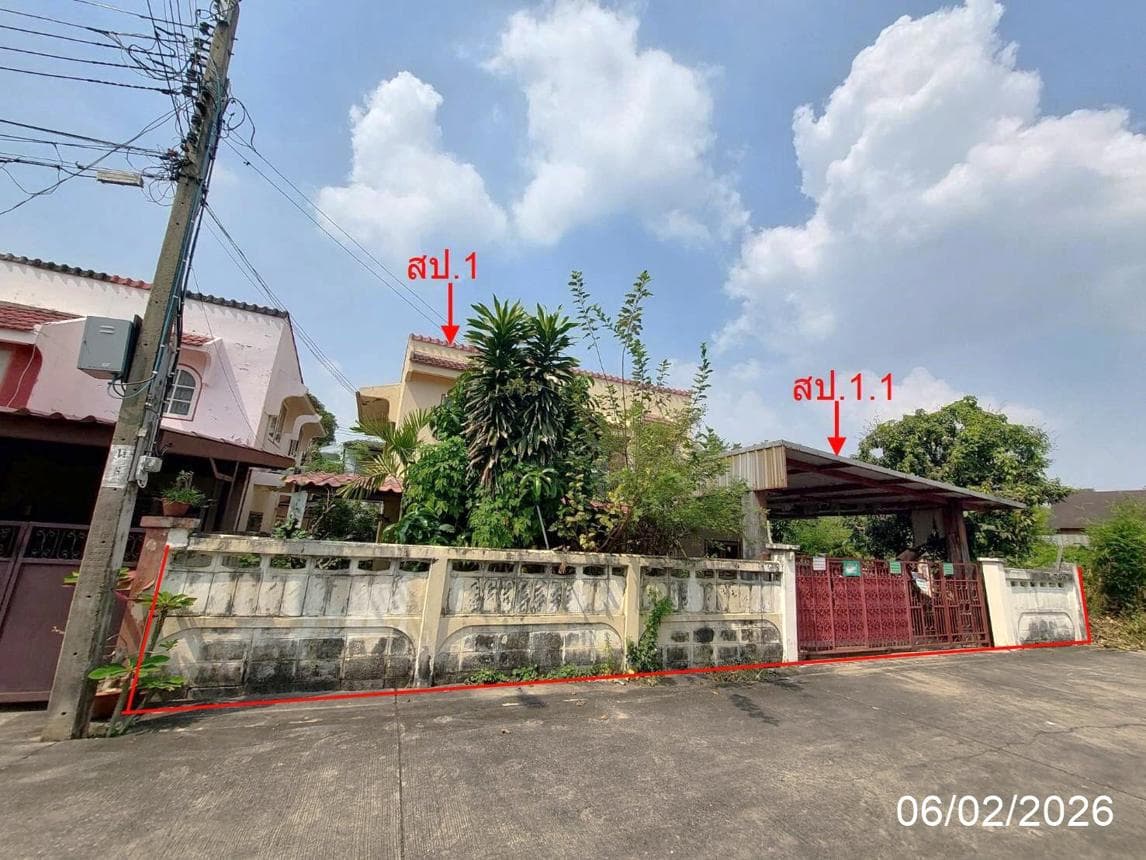 ขายบ้านเดี่ยว เมืองนนทบุรี นนทบุรี ทำเลท่าทราย เนื้อที่ 59 ตร.ว. พื้นที่ใช้สอย 221.4 ตร.ม. 4 ห้องนอน 3 ห้องน้ำ สภาพดี พร้อมอยู่