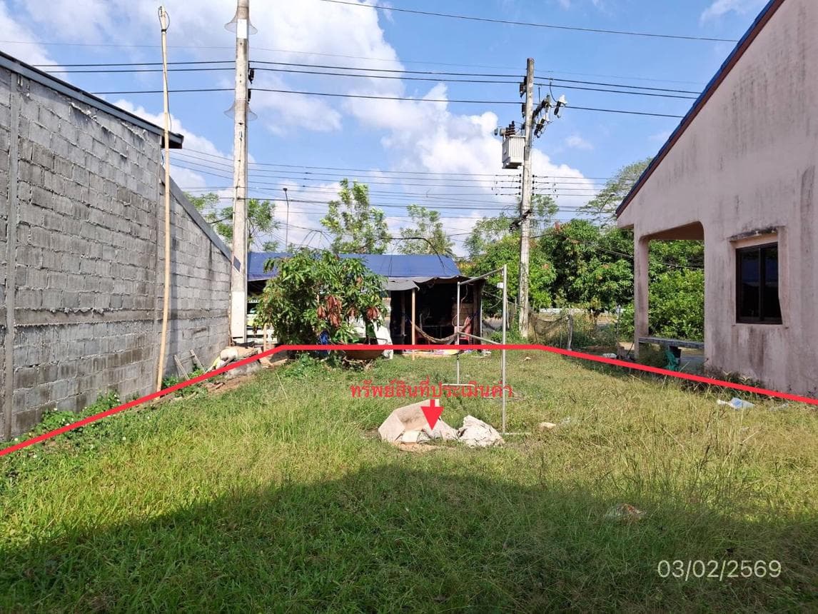 บ้านเดี่ยว ห้วยนาง ห้วยยอด ตรัง พื้นที่ 47 ตร.ว. พื้นที่ใช้สอย 104 ตร.ม. 3 ห้องนอน