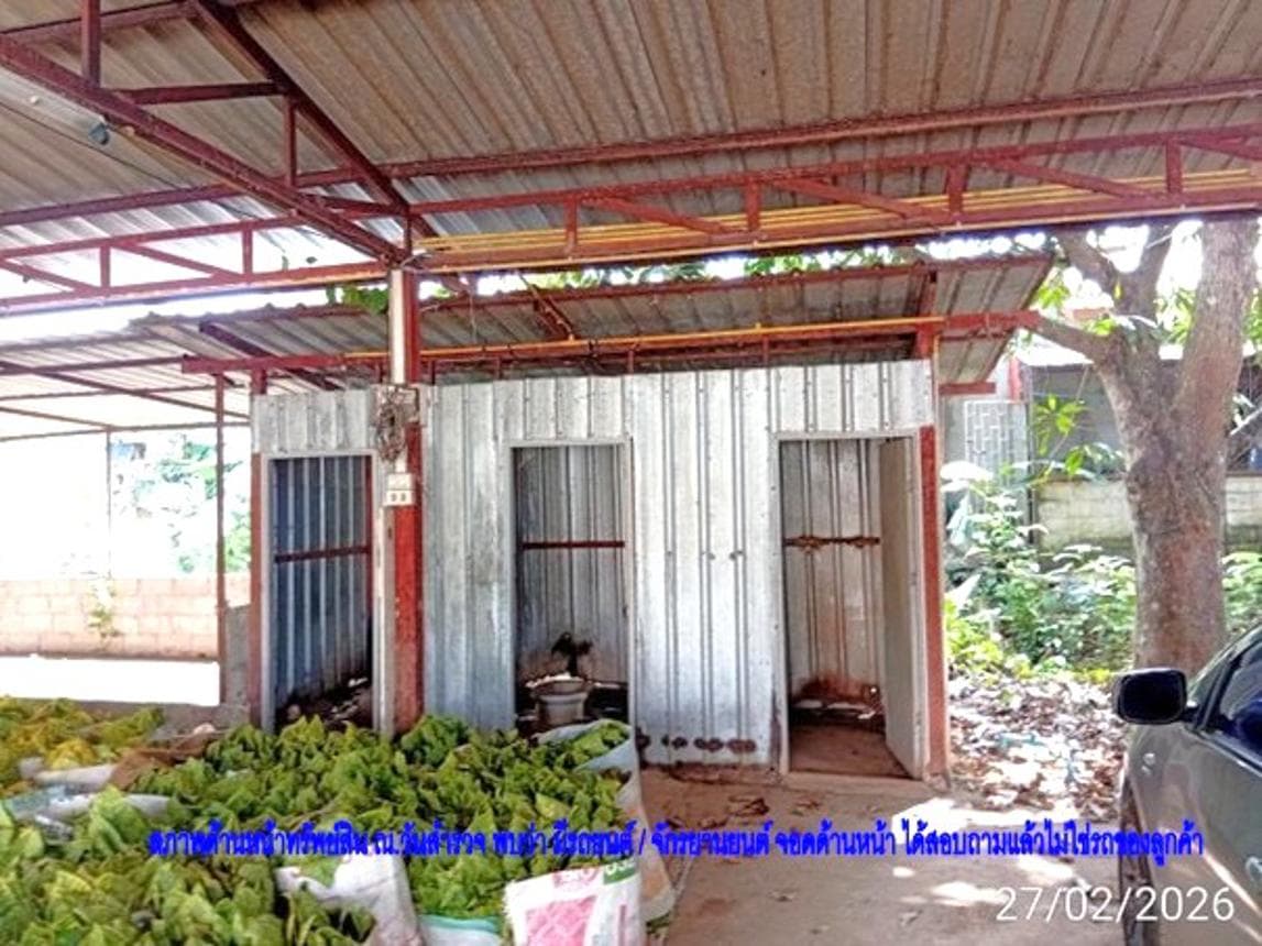 ขายบ้านเดี่ยว เมืองหนองคาย หนองคาย ทำเลบ้านเดื่อ เนื้อที่ 94 ตร.ว. พื้นที่ใช้สอย 115.5 ตร.ม. 1 ห้องนอน 1 ห้องน้ำ สภาพดี พร้อมอยู่
